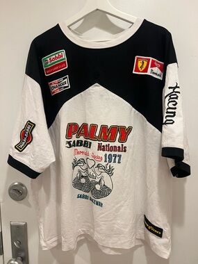 Sabbi Mermaid Racing Tee in Black & White